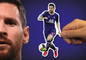 Lionel Messi Sticker Decal PSG Vinyl Soccer for Car Truck Window Helmet Kids LM4 - Picture 1 of 2
