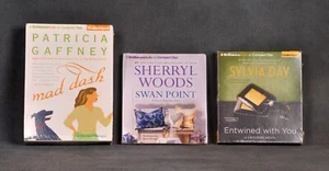 Audio Book CD Lot of 3: Mad Dash, Swan Point, and Entwined With You - Picture 1 of 7