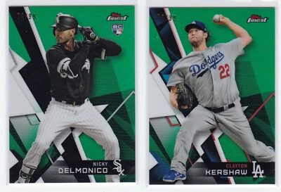 2018 Topps Finest Refractor Upick Kershaw Bregman Gardner Delmonico Williams RC Foto 1 de 2