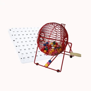 Professional Bingo Cage, 22mm Balls & Checkboard - Picture 1 of 1
