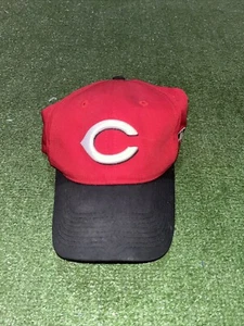 Gorra de béisbol roja negra vintage de los Rojos de Cincinnati Snapback Twins Enterprise MLB - Imagen 1 de 3