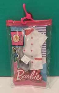 NEW - Barbie Doll Career Pack Clothing: 2021 Chef Outfit & Pot - Picture 1 of 9