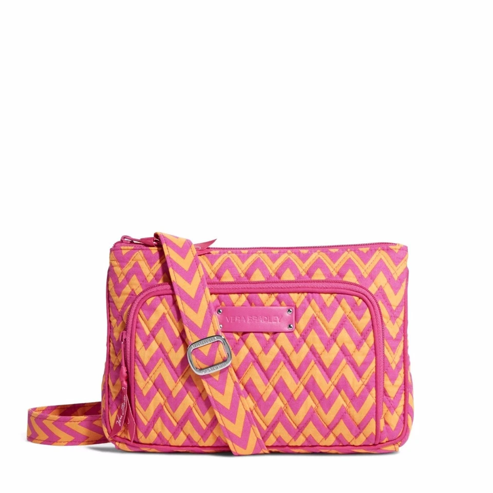 2015 Vera Bradley Little Hipster Crossbody Bag in Ziggy Zags Small Messenger
