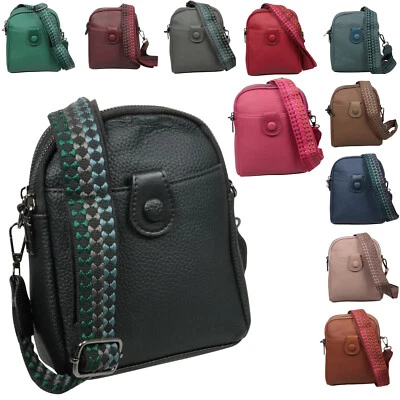 Modische Tasche Stoffgurt Damen Mädchen Umhängetasche Handtasche Schultertasche - Bild 1 von 4