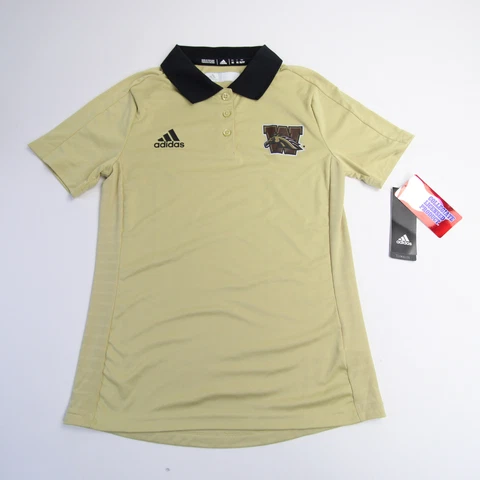 Western Michigan Broncos adidas Climalite Polo Women's Gold Used Cover