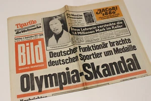 BILDzeitung 02.09.1972 September 2.9.1972 Olympische Spiele - Picture 1 of 2