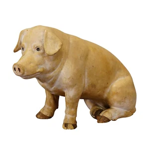 1950s German Butchery Pig Window Decoration - Picture 1 of 6