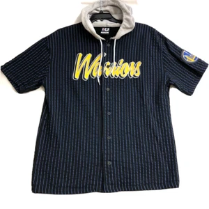 GOLDEN STATE WARRIORS NBA U Sudadera con Capucha a Rayas Manga Corta Pullover XXL - Imagen 1 de 7
