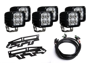 Kit de luces antiniebla Ford Raptor 2017-2020 brillo rígido RGBW F150 KIT ESTÁNDAR Foto 1 de 4