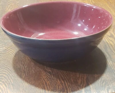 Denby Harlequin 1 tazón grande para servir pasta/azul rojo Inglaterra 11,5" Foto 1 de 4