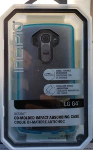 Incipio Octane Co-geformte stoßabsorbierende Hülle für LG G4 Frost/Teal Authentisch - Bild 1 von 2