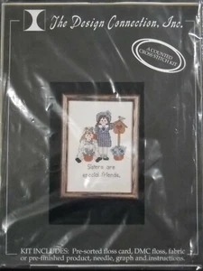 Sisters are Special Counted Cross Stitch Kit Design Connections K5-157 F3 * - Picture 1 of 3