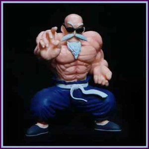 Modellino Dragon Ball Master Roshi 10 cm Kame Sennin statuina PVC action figure. - Foto 1 di 26