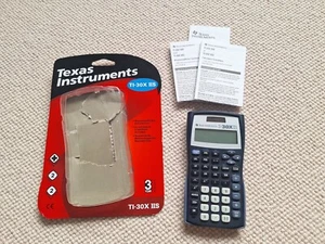 Texas Instruments TI-30X IIS kleiner wissenschaftlicher Taschenrechner - Bild 1 von 3