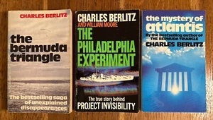 Bermuda Triangle - Philadelphia Exp - Atlantis by Charles Berlitz UK 3PB Set - Picture 1 of 11
