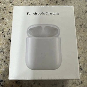 Estuche de carga inalámbrica botón sincronización sin auriculares blanco - Imagen 1 de 3