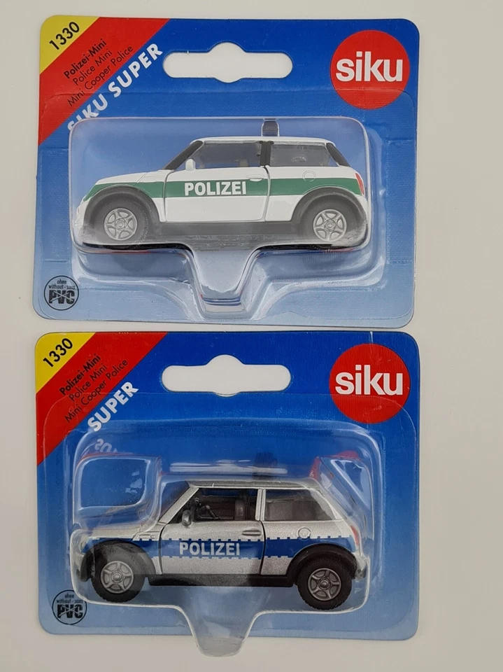 Siku 1330 Polizei-Mini (New Mini Cooper) Neu und OVP, M 1:52 - Bild 1 von 1