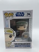 Star Wars Funko POP! Luke Skywalker Hoth with Pin #34 - Amazon Exclusive