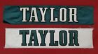 Two Philadelphia Eagles NFL Locker Room Player Issued Nameplates For Taylor