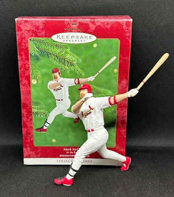 Mark McGwire Hallmark Keepsake Ornament At The Ballpark Collector Series 2000 Foto 1 de 4