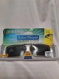 Occhiali da sole polarizzati a clip Solar Shield, 52 REC A (con diamanti) - Foto 1 di 12