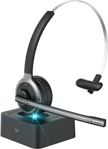 Auriculares Inalámbricos para Trabajo, 2025 Nuevos Auriculares Inalámbricos para Computadora con Micrófono, - Imagen 1 de 7