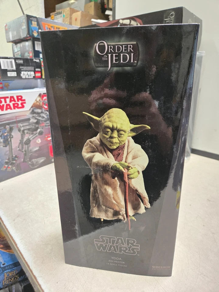 SEALED Sideshow Star Wars 1:6 YODA Jedi Mentor Exclusive 12" Order of the Jedi - Image 1 of 4