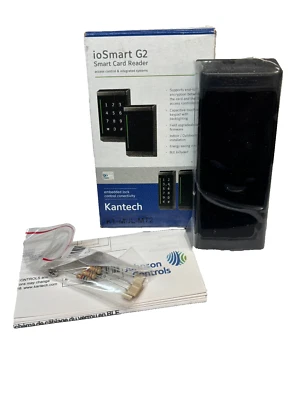 Kantech ioSmart KT-MUL-MT2, G2 Smart Card Reader Multi Technology Mullion Black