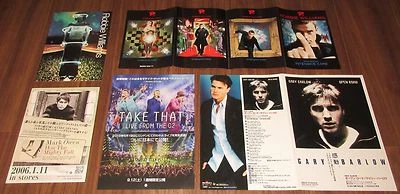 $0 ship! TAKE THAT Japan PROMO booklet & flyer x 5 set Robbie WILLIAMS G.BARLOW - Image 1 of 2