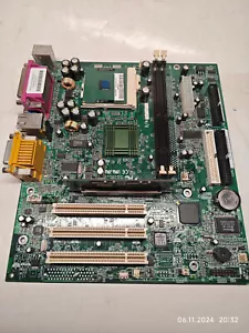 Socket 370 SET GVС MR825 Motherboard with 4 MB AGP Turbocache + CPU & 128 MB - Picture 1 of 9