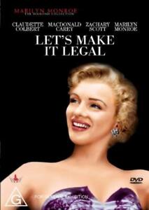Let's Make It Legal (DVD, 1951) Marilyn Monroe New/Unsealed Reg 4 PAL AUS SELLER