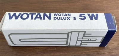 Wotan Dulux S 5W/41 2 pin compact fluorescent lamp - Image 1 of 4