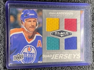 2010-11 Black Diamond - Quad Jersey 4clr - #QJ-GA Glenn Anderson - Imagen 1 de 2