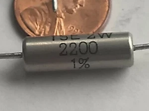 (8) Pack 2200 Ohm 2 Watt 1% Präzisionswiderstände Telpro TSE 2W - Bild 1 von 10