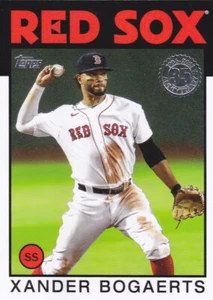 2021 TOPPS..XANDER BOGAERTS..1986 35TH ANNIVERSARY..CARD # 86B-28..RED SOX - Bild 1 von 1