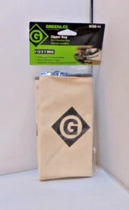Nuevo Bolso Greenlee de Lona de Alta Resistencia con Cremallera 12" x 7" No. 015814 Envíos Gratis - Imagen 1 de 2