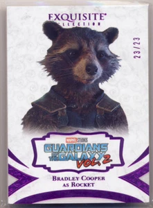 Marvel Black Diamond 2021 exquisito púrpura paralelo 5 mapache 23/23 - Imagen 1 de 2