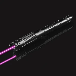PX7 405nm Adjustable Focus BURNING Purple Laser Pointer Visible Laser Torch Beam - Picture 1 of 12