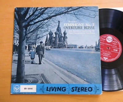 SB-2061 ED1 Prokofiev Symphony no. 7 Jean Martinon RCA Living Stereo 1st EX - Image 1 of 4