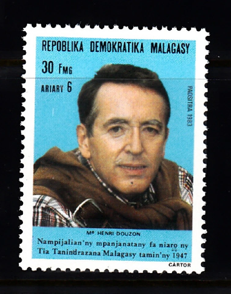 MALAGASY SC# 663 HENRI DOUZON - MNH - Image 1 of 1
