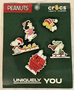 Peanuts Weihnachten Jibbitz Charms für Crocs Snoopy Woodstock Lucy Linus Brandneu - Bild 1 von 7