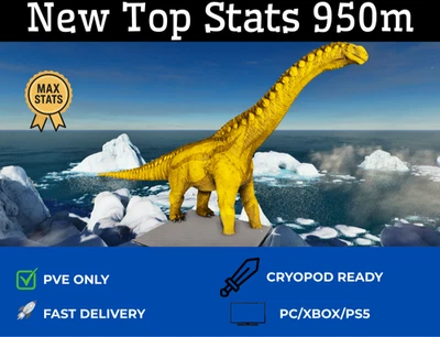 🔥ARK Survival Ascended PvE New Top Stats Dreadnoughtus 950m PC/XBOX/PS5 - Image 1 of 3