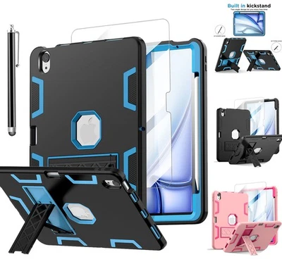 Case for Apple iPad Air 11 in M3 2025/M2 2024 Shockproof Heavy Duty Stand Cover - Image 1 of 4