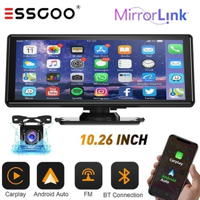 10,26'' Tragbares Navigationsgerät Carplay/Android Auto Autoradio BT FM+ Kamera - Bild 1 von 4