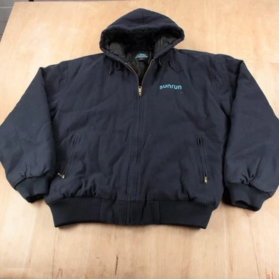 De colección Tri-Mountain Workwear Edredón Forrado Lona con Capucha Cremallera Completa Chaqueta de Trabajo Etiqueta XL Foto 1 de 4