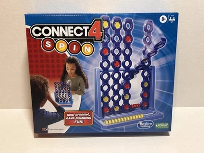  NEW - Connect 4 Spin Game Grid-spinning, Game-changing Fun! Hasbro Gaming - Image 1 of 2