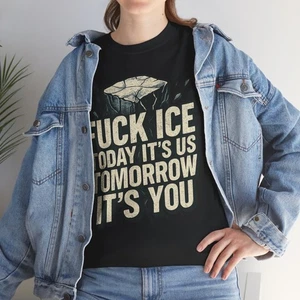 Ice T-shirt Anti Ice tee Anti Ice Shirt Anti Trump Shirt Immigration shirt - Picture 1 of 56