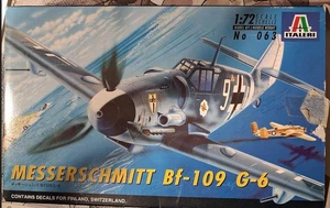 ITALERI 063 Messerschmitt Bf109G6 + Eduard SS119 scala 1/72 - Foto 1 di 2