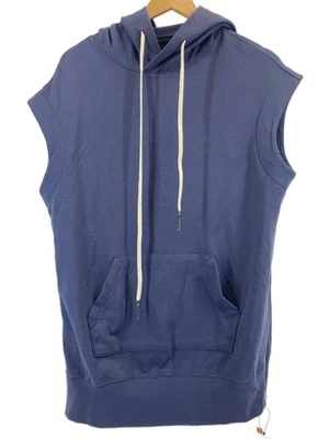 REGULATION Yohji Yamamoto Men's Hoodie Size 2 Cotton Navy Solid Casual USED - Image 1 of 3