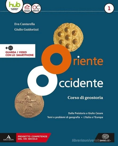 oriente occidente 1 + fascic., Einaudi, Mondadori Educatione, cod:9788828621119 - Image 1 of 1